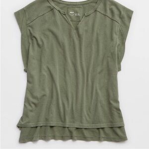 Aerie Olive Short Sleeve Women's Tee